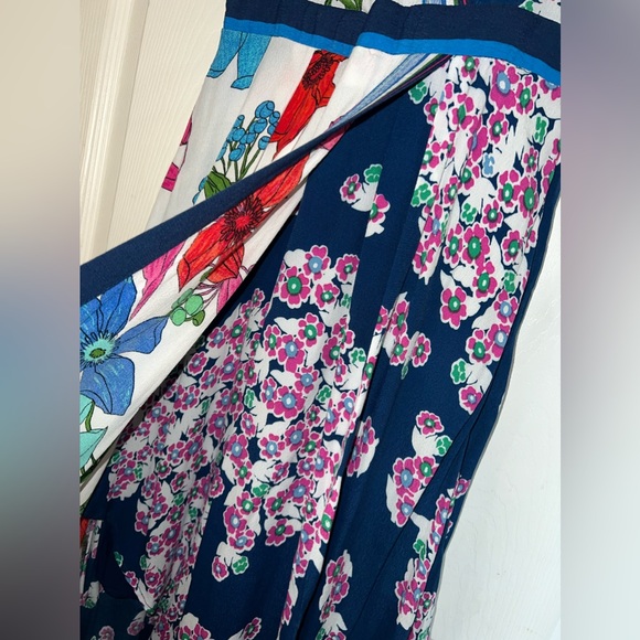 Anthropologie Maeve Botanica Floral Faux Wrap Dress Size 4 GUC - Picture 3 of 7